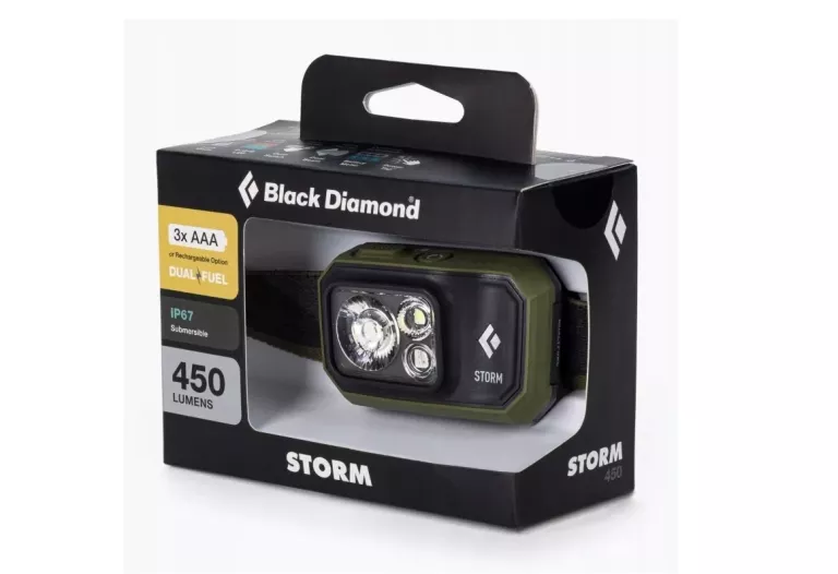 ORYGINALNA LATARKA CZOŁÓWKA BLACK DIAMOND STORM 450 LM DARK OLIVE