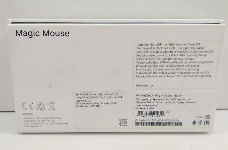 APPLE MAGIC MOUSE 2 A1657