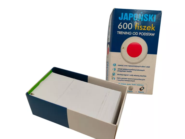 JAPOŃSKI 600 FISZEK TRENING OD PODSTAW