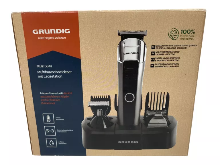GRUNDIG MT 8240 ZESTAW DO STRZYŻENIA WŁOSÓW