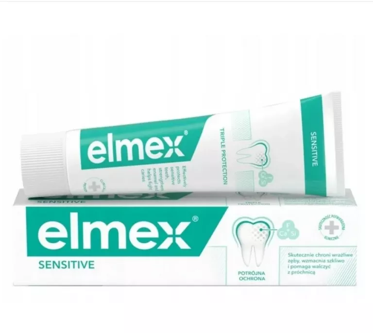 ELMEX SENSITIVE PASTA DO ZĘBÓW POTRÓJNA OCHRONA WRAŻLIWYCH ZĘBÓW 75ML