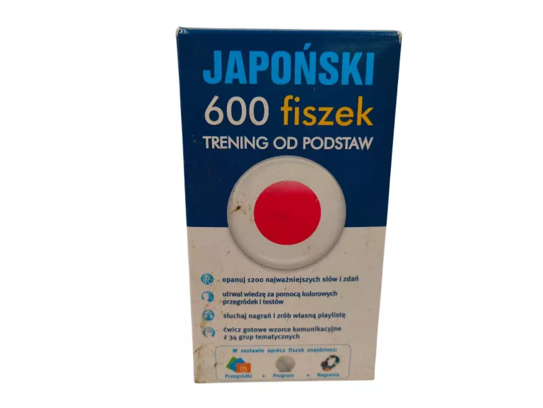 JAPOŃSKI 600 FISZEK TRENING OD PODSTAW
