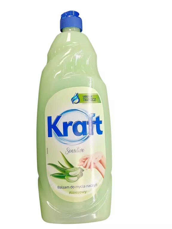 SKONCENTROWANY PŁYN DO MYCIA NACZYŃ SENSITIVE ALOESOWY 850 ML KRAFT