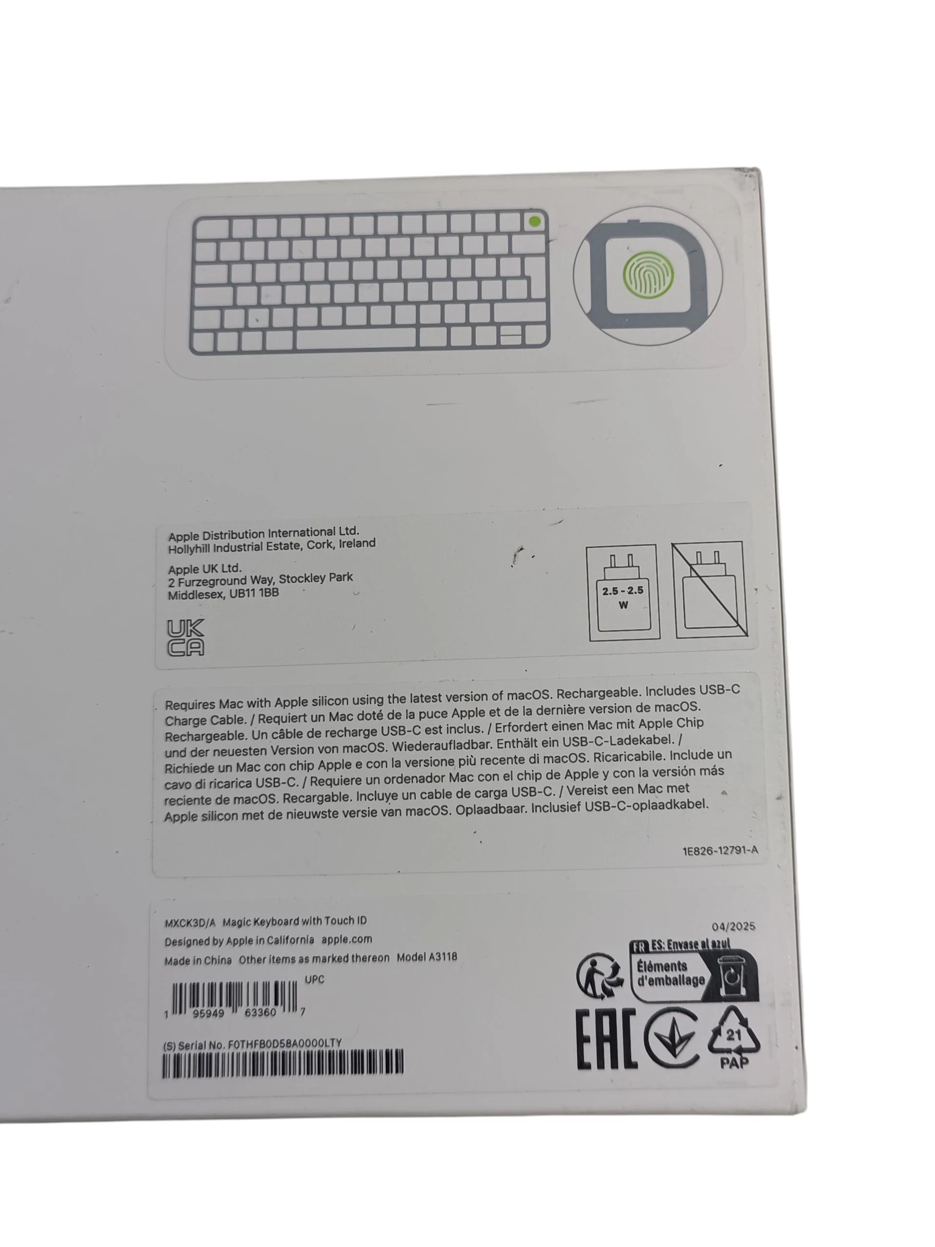 klawiatura-aplle-magic-keyboard-witch-touch-id-a3118-stan-11323-238058