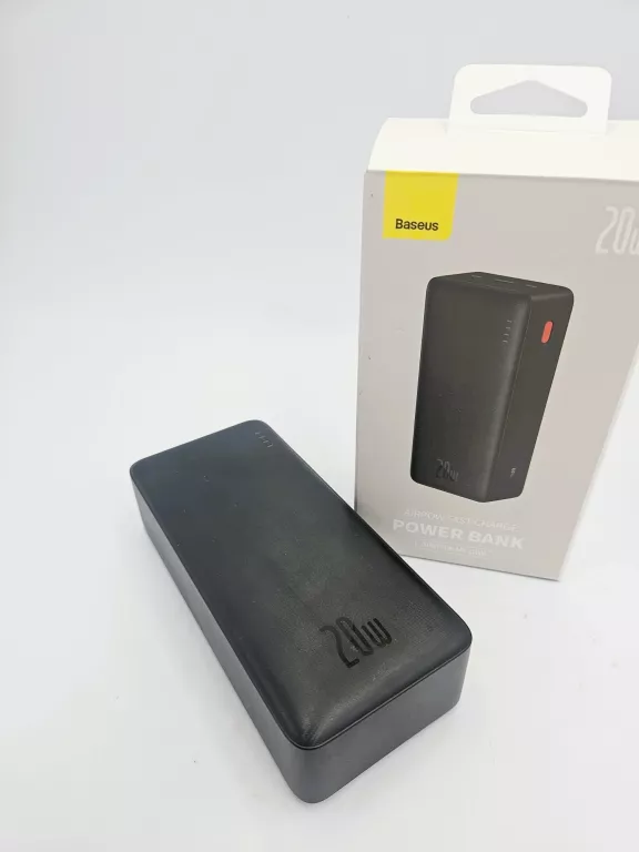 BASEUS 20W POWERBANK 30000MAH CZARNY