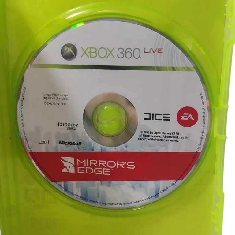 GRA MIRROR'S EDGE XBOX 360