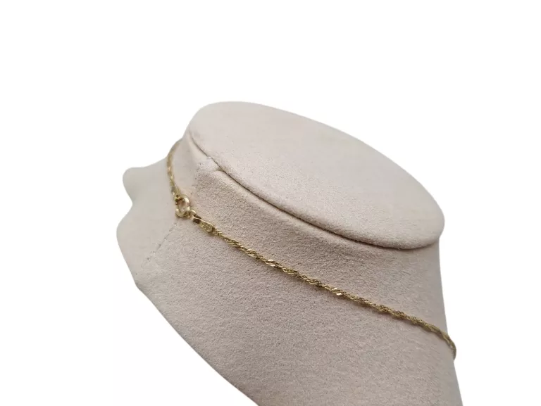 WYRAFINOWANY ZŁOTY ŁAŃCUSZEK | 1,62G 585P