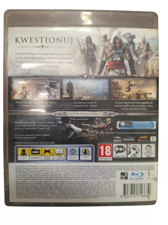 GRA NA PS3 ASSASSIN CREED IV BLACK FLAG