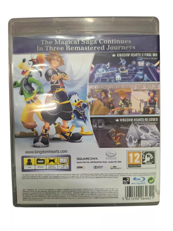GRA NA PS3 KINGDOM HEARTS HD II.5 REMIX