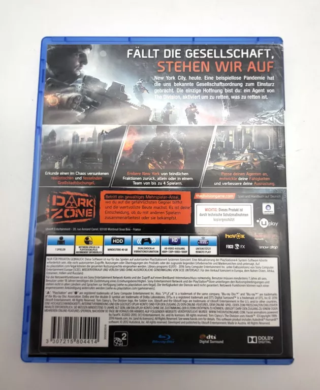 GRA PS4 THE DIVISION