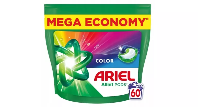 ORYGINALNE KAPSUŁKI DO PRANIA ARIEL ALL IN 1 PODS DO KOLORU 60 SZTUK