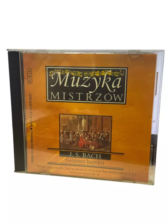 PŁYTA CD MUZYKA MISTRZÓW J.S BACH GENIUSZ BAROKU
