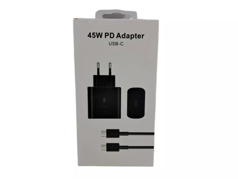 ŁADOWARKA 45W PD ADAPTER USB-C CZARNA