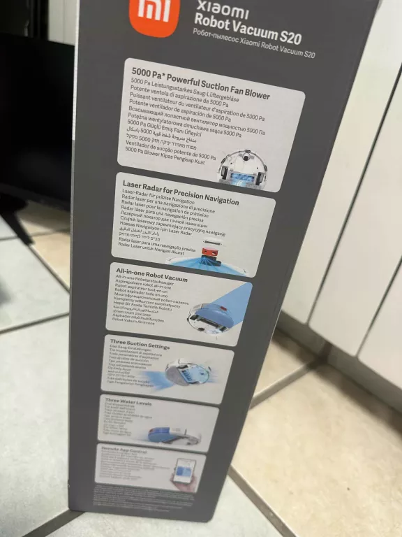 ROBOT SPRZĄTAJĄCY XIAOMI ROBOT VACUUM S20 GWAR