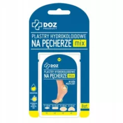 DOZ PRODUCT PLASTRY HYDROKOLOIDOWE NA PĘCHERZE MIKS 8 SZT.