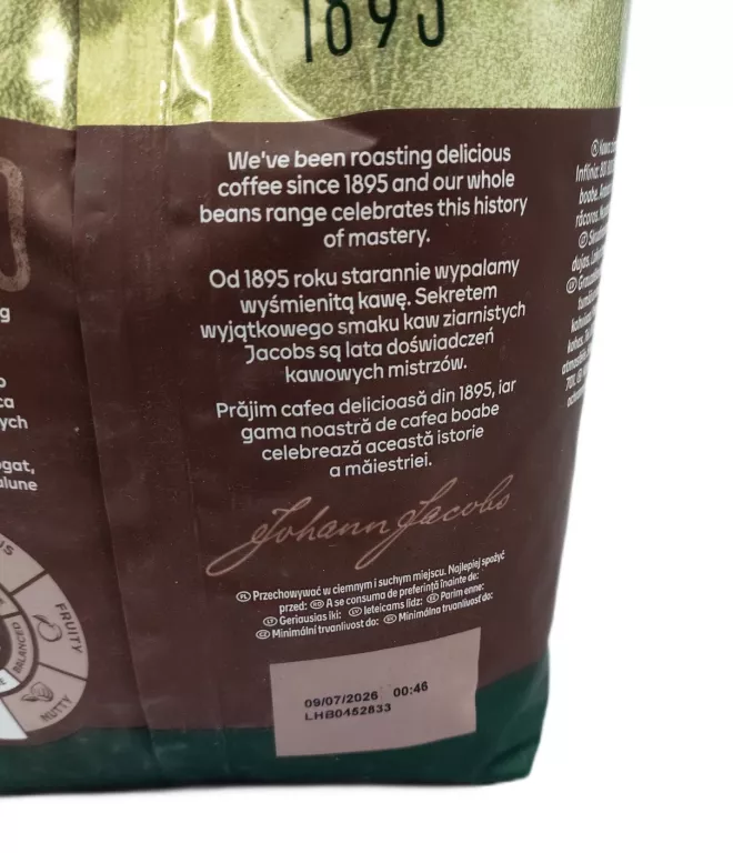 KAWA ZIARNISTA JACOBS CREMA INTENSO 1000G