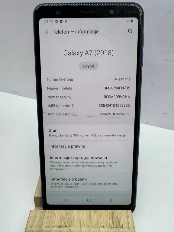 TELEFON SAMSUNG GALAXY A7 2018 4GB/64GB