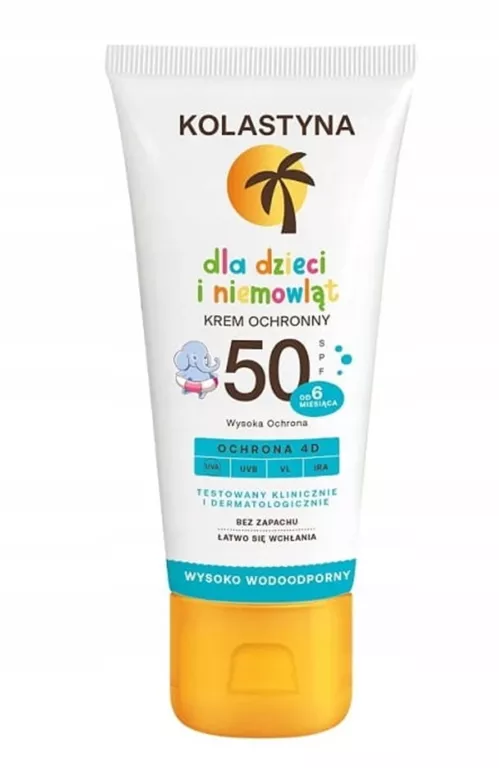 KOLASTYNA KREM OCHRONNY DLA DZIECI I NIEMOWLĄT SPF 50 75 ML