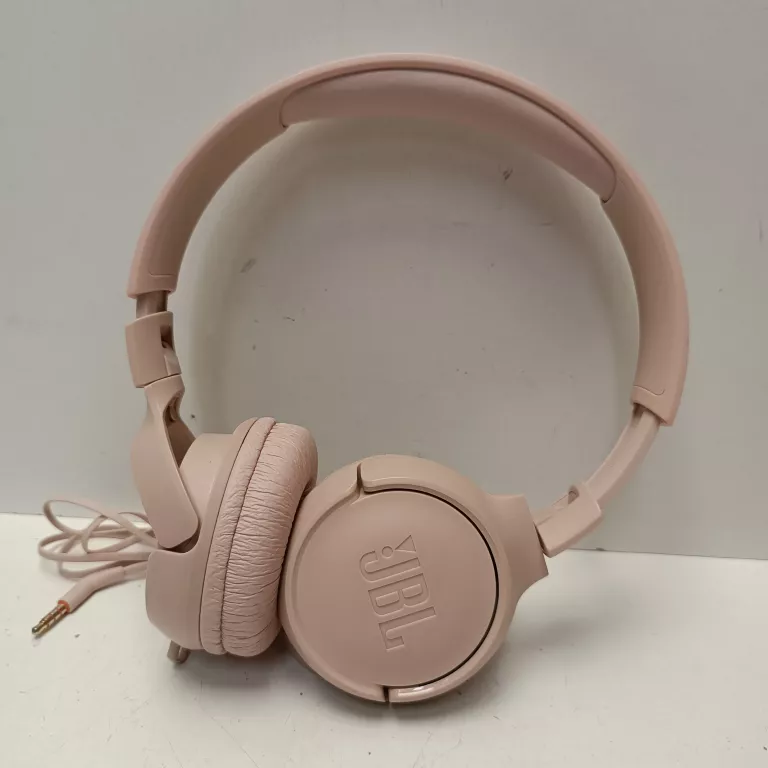 SŁUCHAWKI JBL RÓŻOWE TUNE 500 PRZEWODOWE