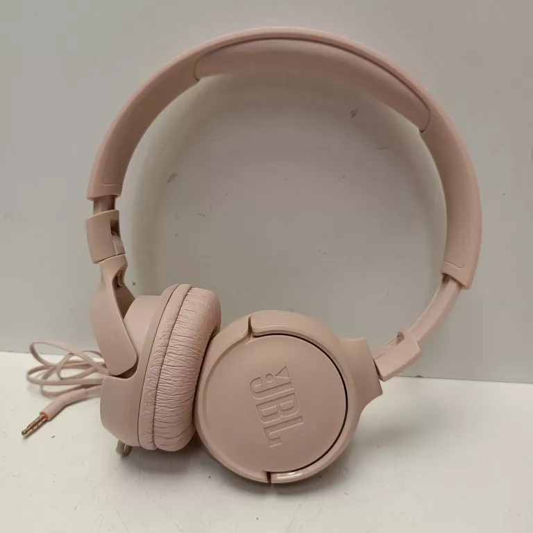 SŁUCHAWKI JBL RÓŻOWE TUNE 500 PRZEWODOWE