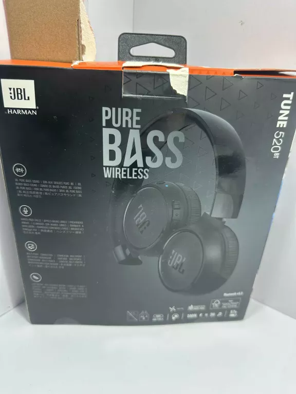 SŁUCHAWKI BEZPRZEWODOWE JBL TUNE 520BT