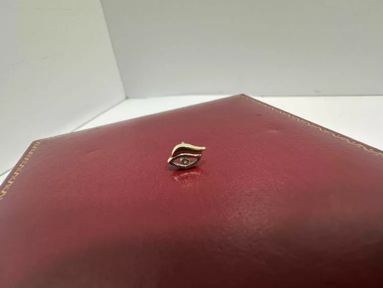 ŚLICZNY ZŁOTY  KOLCZYK 585 0,55G