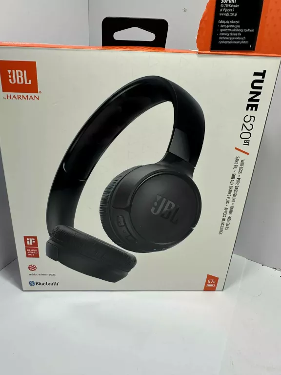 SŁUCHAWKI BEZPRZEWODOWE JBL TUNE 520BT