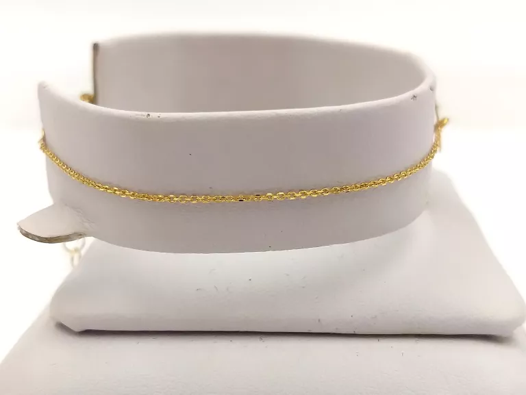 NOWA ZŁOTA BRANSOLETKA CELEBRYTKA 333 0,63G KÓŁKO 19 CM