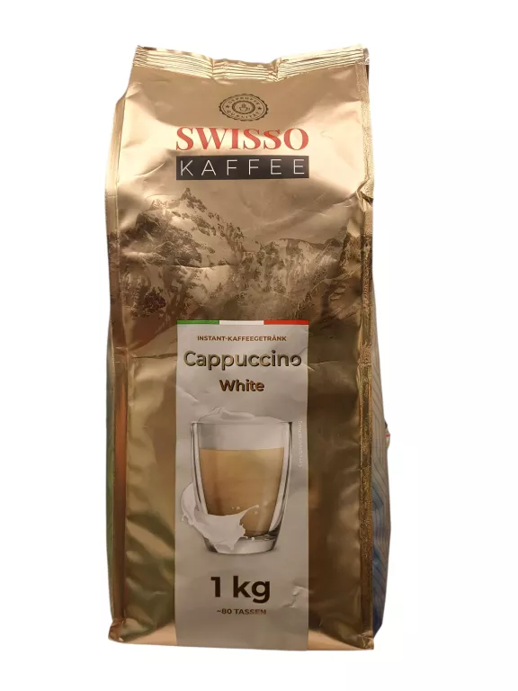 KAWA CAPPUCCINO SWISSO WHITE 1000 G.