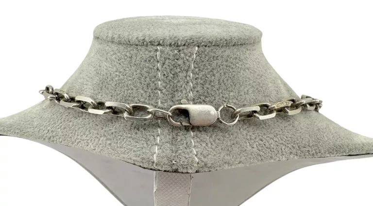 SREBRNY ŁAŃCUSZEK ANKIER – 925 – 34,80 G DŁUGOŚĆ 50 CM