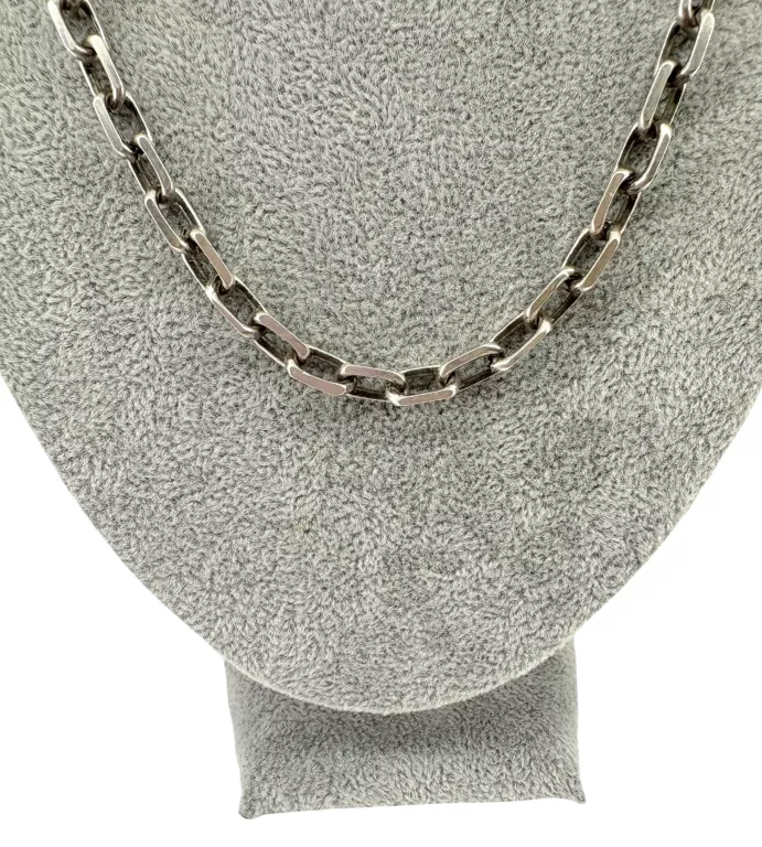 SREBRNY ŁAŃCUSZEK ANKIER – 925 – 34,80 G DŁUGOŚĆ 50 CM