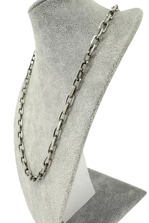 SREBRNY ŁAŃCUSZEK ANKIER – 925 – 34,80 G DŁUGOŚĆ 50 CM