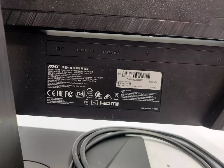 MONITOR MSI OPTIX G273QPF 3CA8