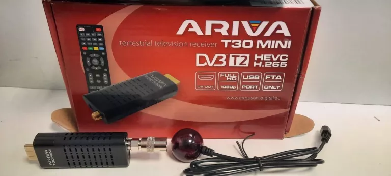 DEKODER ARIVA T 30 MINI DVB-T2 PILOT PUDEŁKO
