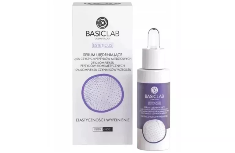 BASICLAB SERUM UJĘDRNIAJĄCE DO 0,5% PEPTYDÓW MIEDZIOWYCH 30ML