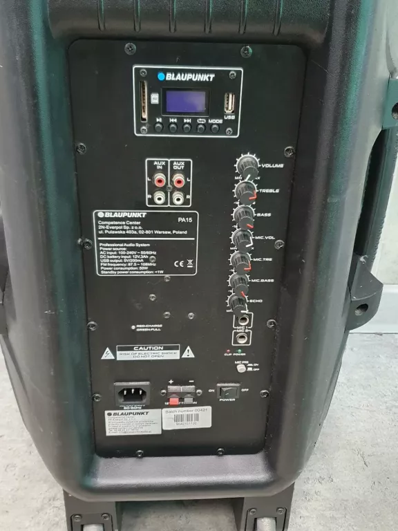 GŁOŚNIK BLAUPUNKT PA15