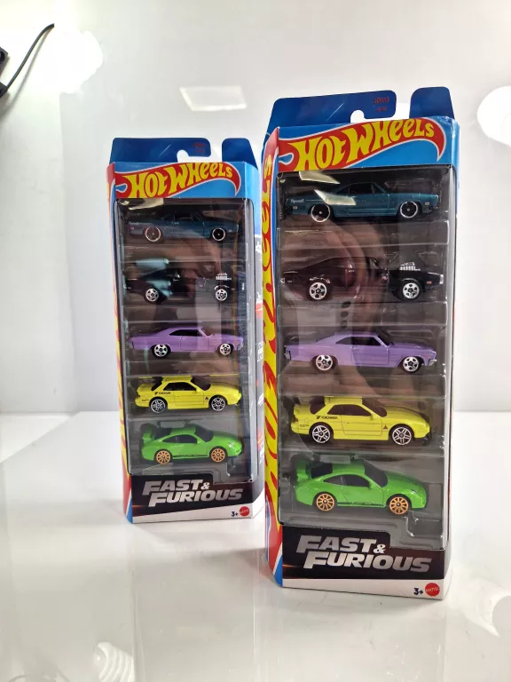 FAST & FURIOUS HOT WHEELS PIĘCIOPAK ZESTAW 5 AUTEK 5-PAK