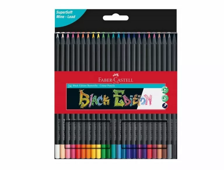 KREDKI OŁÓWKOWE FABER CASTELL BLACK EDITION