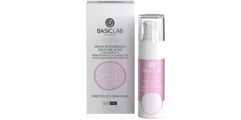 BASICLAB SPRĘŻYSTOŚĆ I ODBUDOWA 30 ML SERUM REGENERUJĄCE