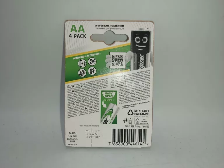 AKUMULATORKI ENERGIZER AA 4 SZT 1300 MAH