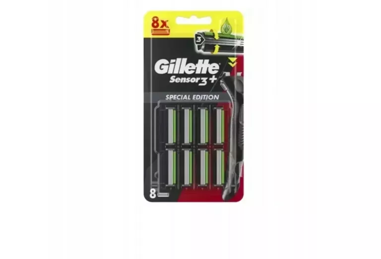 ORYGINALNE WKŁADY DO MASZYNKI GILLETE SENSOR 3+ SPECIAL EDITION 8SZT.
