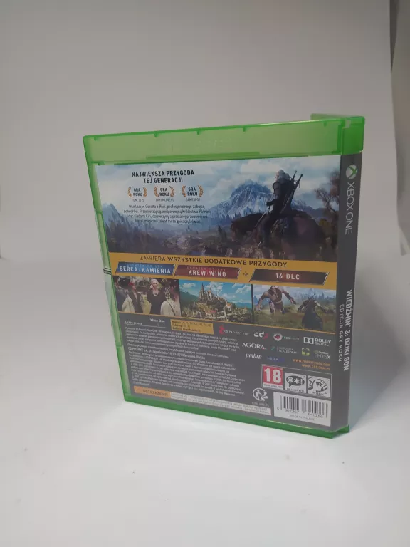 GRA XBOX ONE WIEDZMIN 3 EDYCJA GRY ROKU