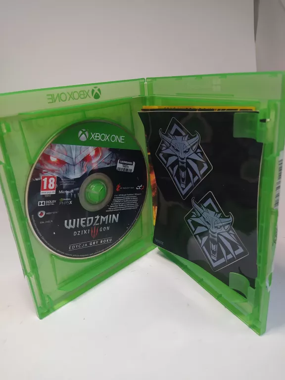 GRA XBOX ONE WIEDZMIN 3 EDYCJA GRY ROKU