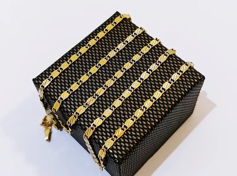 ŚLICZNY ZŁOTY ŁAŃCUSZEK 585 8,90 G