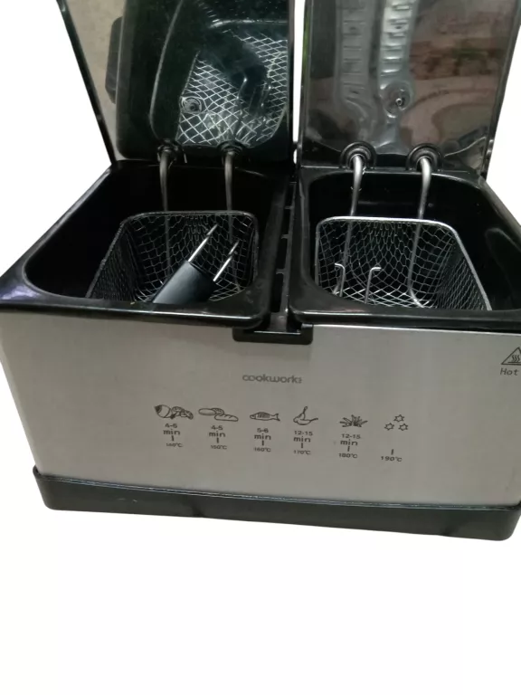 FRYTKOWNICA DWUKOMOROWA COOKWORKS XJ-14301