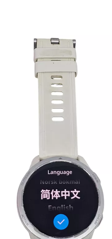 SMARTWACH XIAOMI WATCH S1 ACTIVE BIAŁY KOMPLET