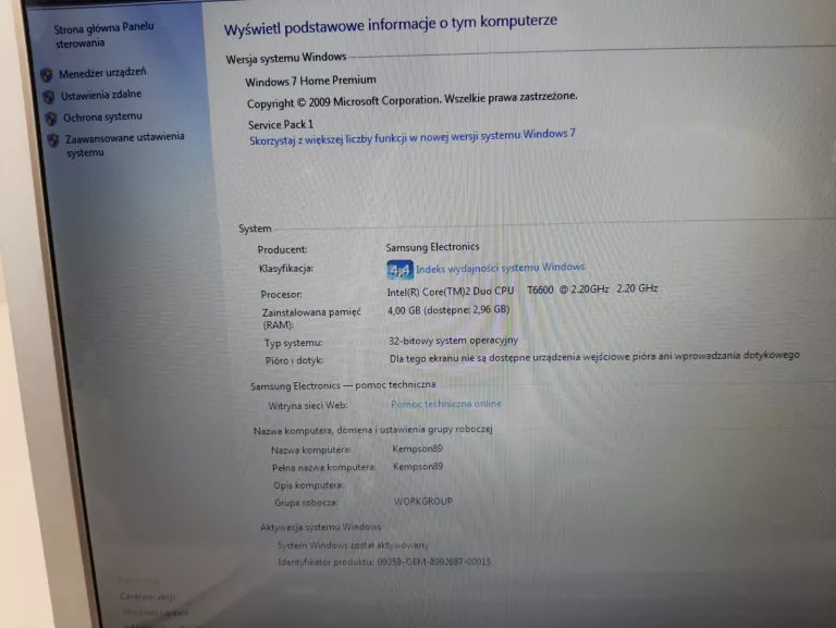 LAPTOP SAMSUNG R730