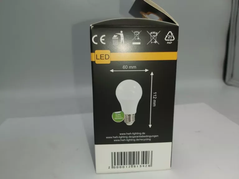 ŻARÓWKA LED 60W 810LM E27 Z PILOTEM