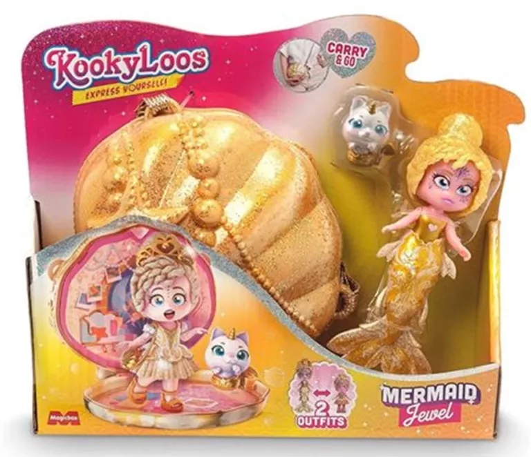 KOOKYLOOS KOOKY LALECZKA SYRENKA MERMAIDS JEWEL