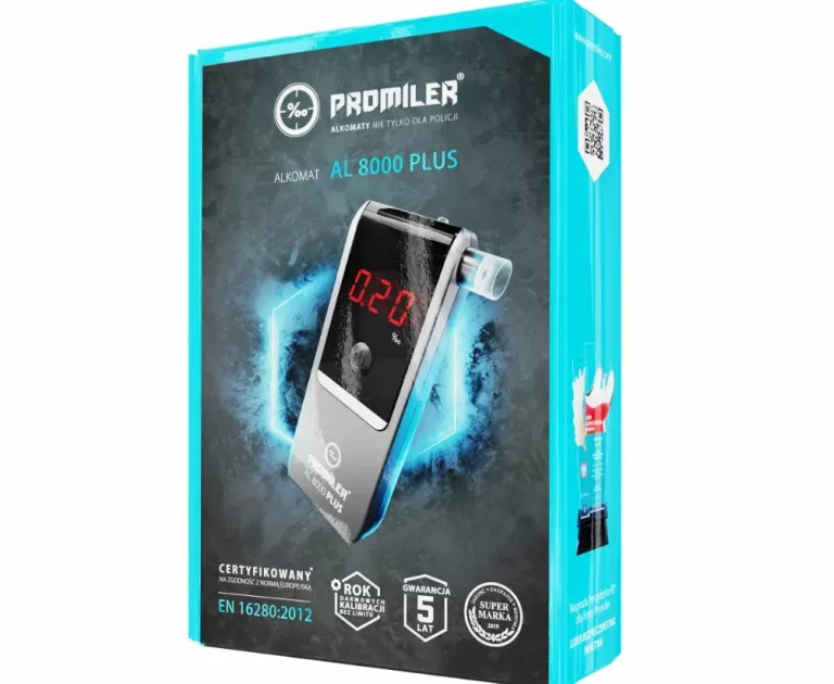 ALKOMAT ELEKTROCHEMICZNY PROMILER AL8000 PLUS SZARY